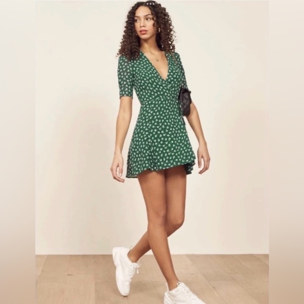Reformation wrap dress. S